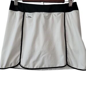 Ralph Lauren Sport LRL Skort Womens Size Med Athletic White Tennis Golf Sports